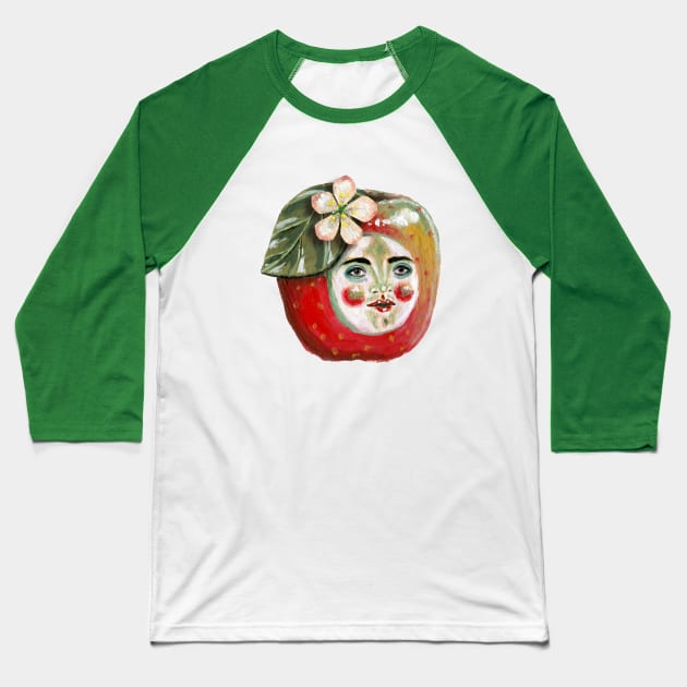 Tommy the red apple head Baseball T-Shirt by KayleighRadcliffe